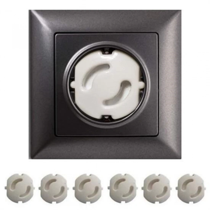 heyf HEYF® Bebek Çocuk Priz Koruma Kapağı (6 Adet) Çocuk Güvenliği, Priz Muhafazası, Priz Kapatıcı