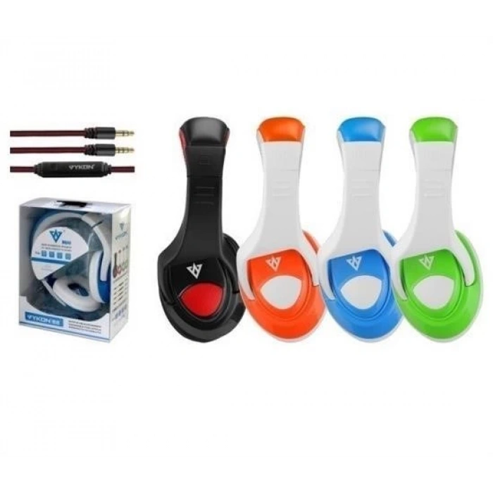 heyf HEYF® Vykon MQ4440mm Sürücülü Mikrofonlu Bilgisayar Kulaklığı Jak Girişli