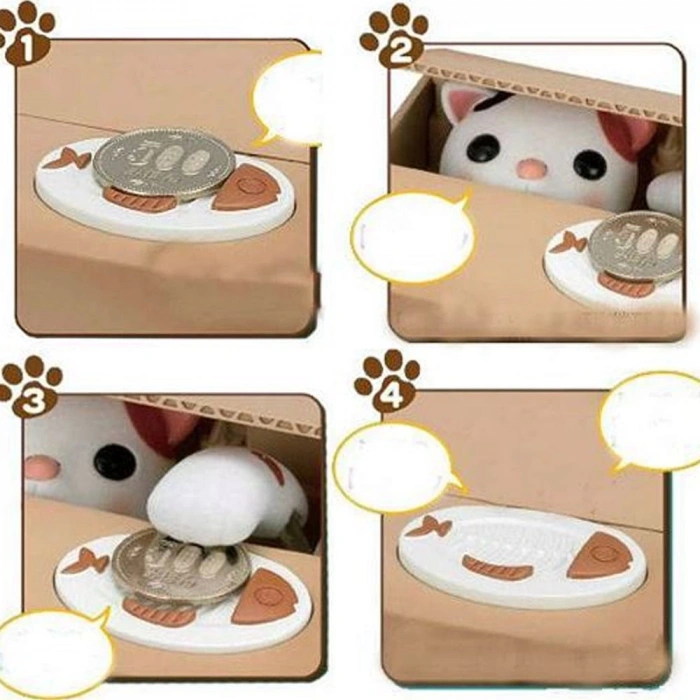 HEYF Hırsız Para Çalan Kedi Kumbara