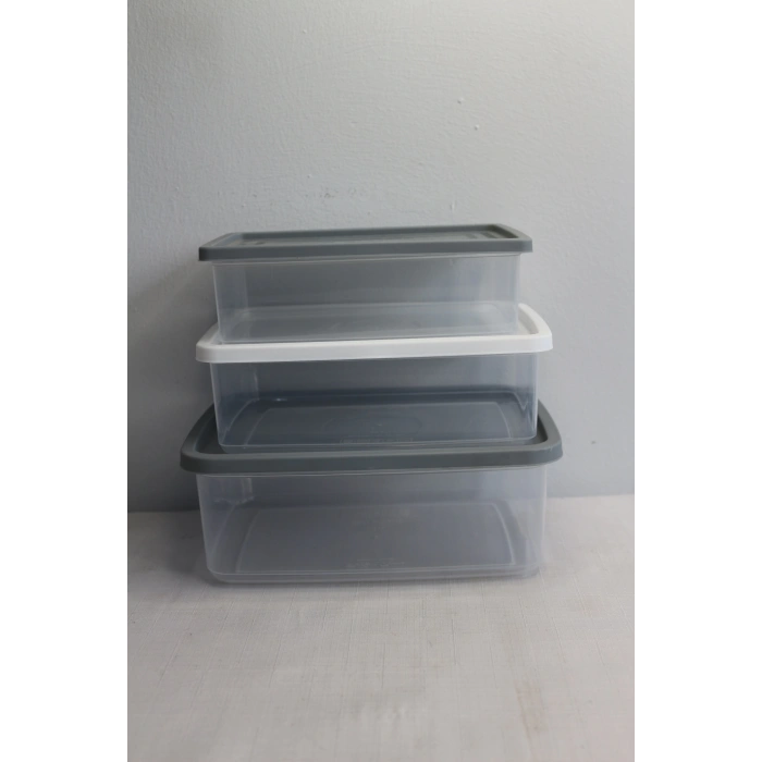 heyf House More Saklama Kabı 3lü Dikdörtgen