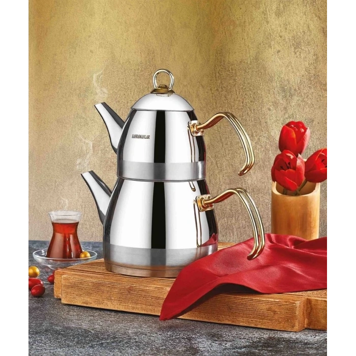 heyf Kahramanlar Roma Mega Gold Çaydanlık 1038G