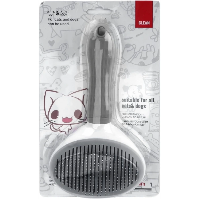 HEYF Kedi Köpek Tüy Toplayıcı  Pet Tarak 20 Cm