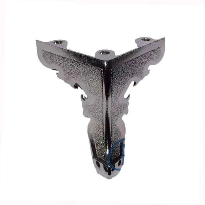 HEYF Kelebek Ahşap, Sunta Sandık Ayağı, Kutu Ayak 5,5 Cm - Nikel