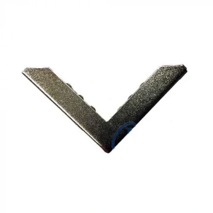 HEYF Kitap, Kapak, Menü, Albüm Köşesi, Büyük - 23x40mm, Nikel, 10 Adet