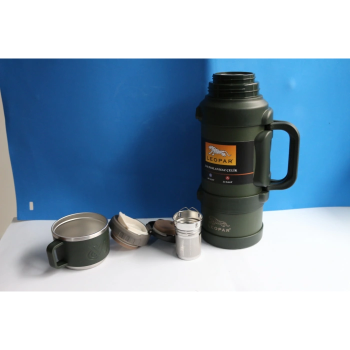 heyf Leopar Çelik Kamp Termosu 2 lt YK1422