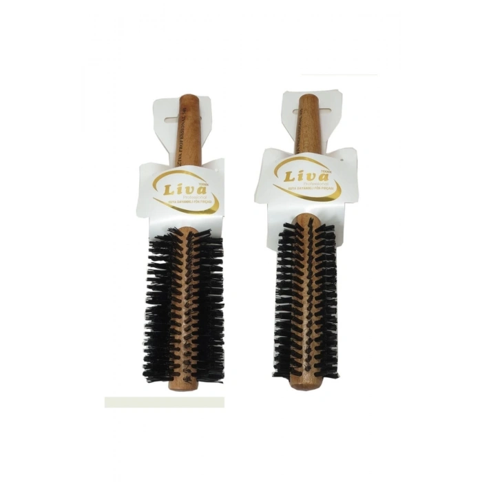 HEYF Liva 540-350 Saç Fırçası Yanmaz Profesyonel Fön Fırçası 2 Adet