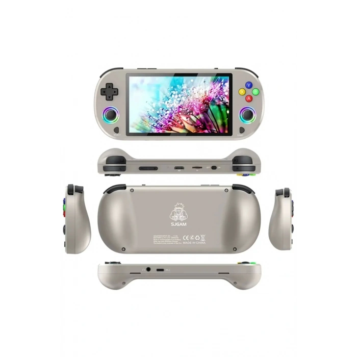 HEYF M22 Pro Retro Oyun Konsolu 5.0 ’’ıps Ekran Dahili 20000+ Oyun Emülatörleri Rgb Led Joystick