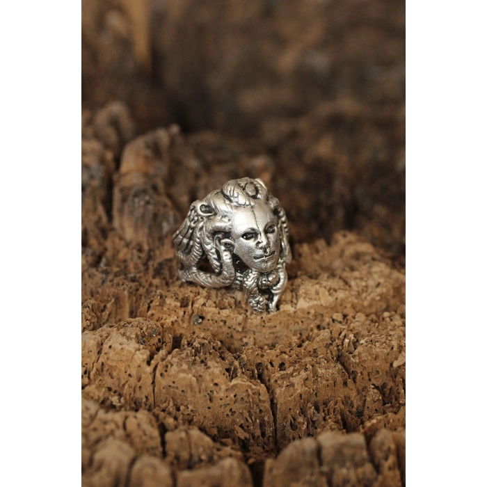 HEYF Medusa Model Ayarlanabilir Erkek Yüzük