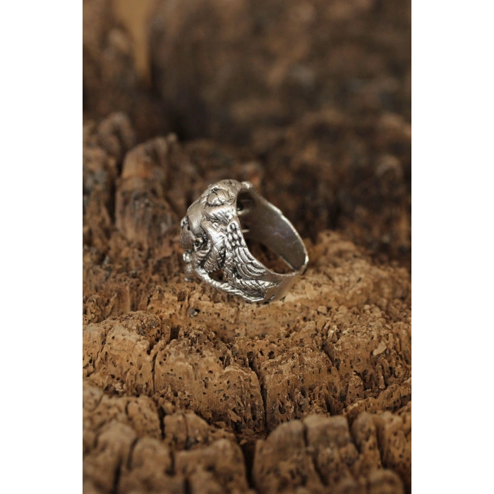 HEYF Medusa Model Ayarlanabilir Erkek Yüzük