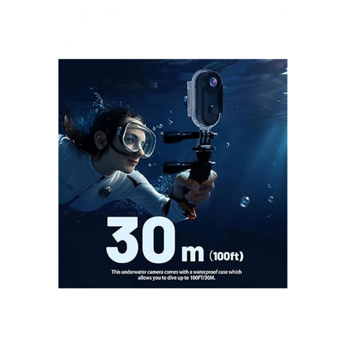 HEYF Mini Wıfı Aksiyon Kamerası 1080p Taşınabilir Vücut Kamerası Giyilebilir Video Kaydedici Ipx7 Su Geçirmez