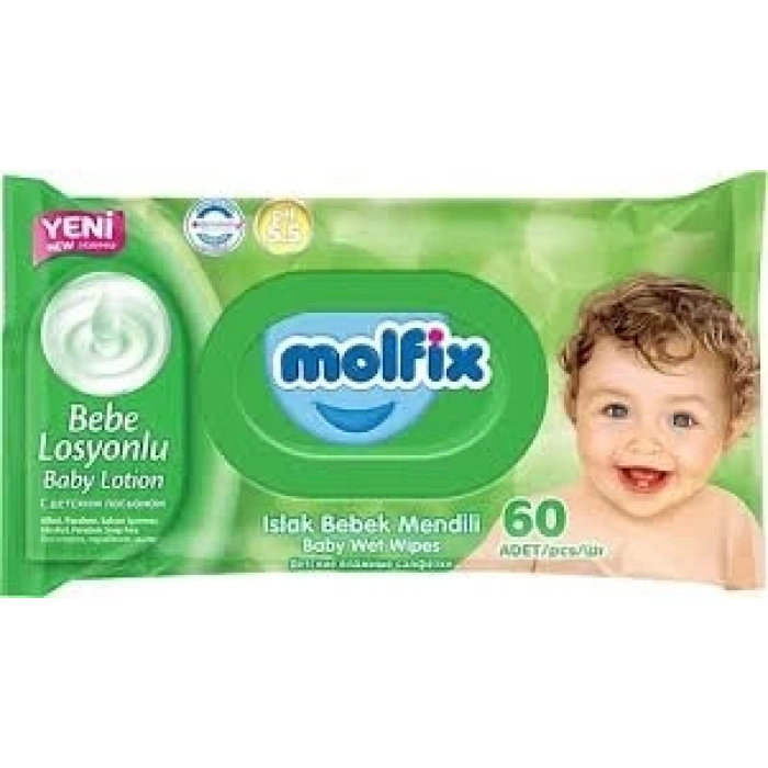 heyf Molfix İzotonik Sulu Islak Mendil 60lı
