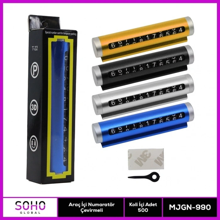 HEYF Mujgan Araç İçi Numaratör Çevirmeli