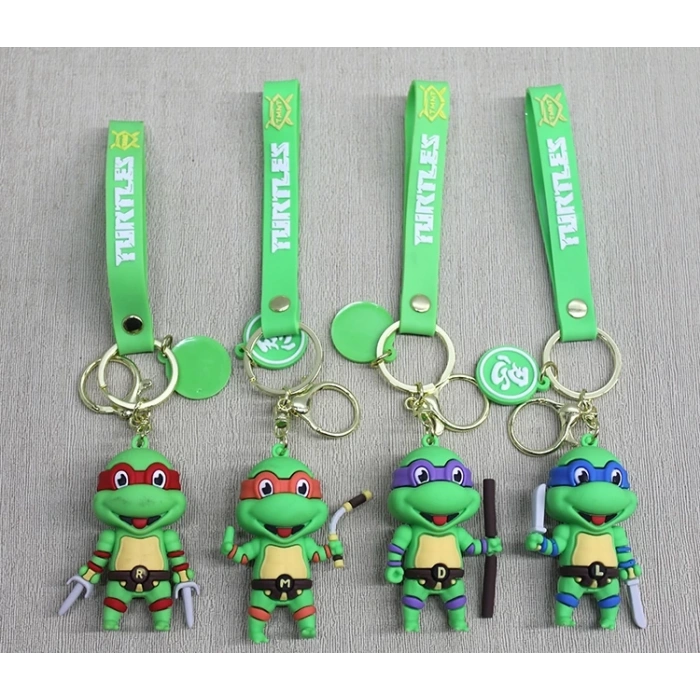 HEYF Ninja Kaplumbağalar Silikon Anahtarlık Alk4260