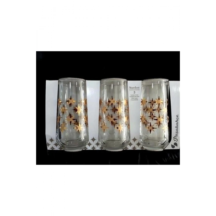 heyf Paşabahçe 420015 Su Bardağı Stardust Uzun 470 Cc 3 Lü