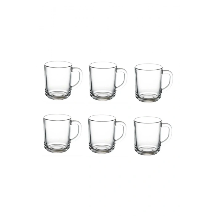 heyf Paşabahçe 55029 6 Lı Cam Kulplu Kupa Bardak