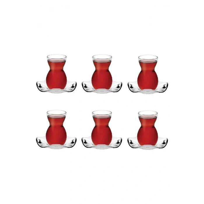 heyf Paşabahçe 96574 Dantel Çay Takımı 140 cc 12 Parça