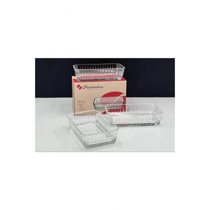 heyf Paşabahçe Frezya 530323 Servis Tabak 3lü