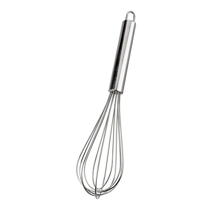 heyf Paslanmaz Çelik 25cm Çırpıcı Yumurta Süt Karıştırıcı Hamur Çırpıcı Metal Saplı Lüx Çırpıcı