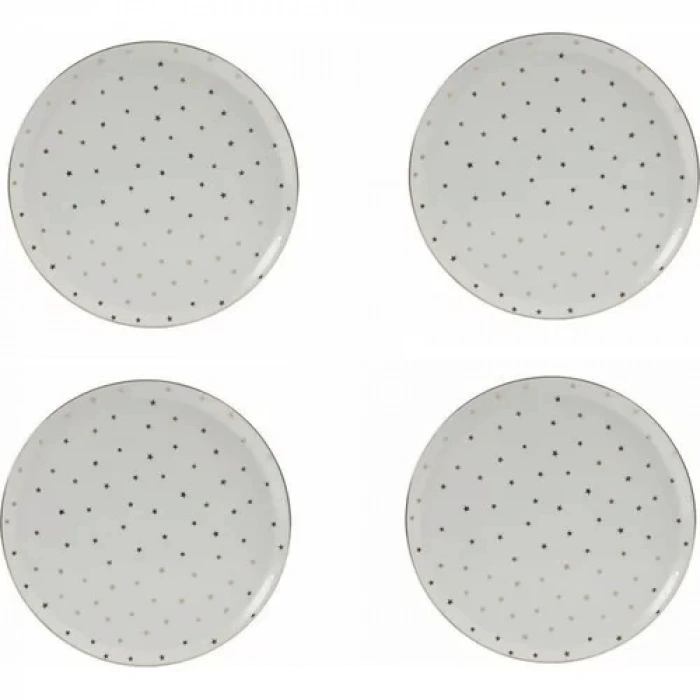 heyf Porland Forest Yaldızlı Servis Tabağı 28cm 4lü