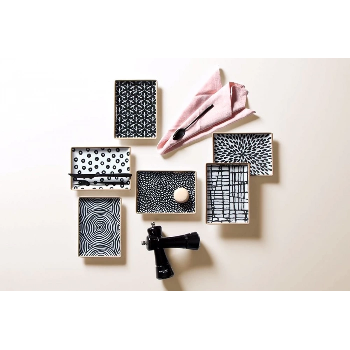 heyf Porland Fractal 18Cm 6 Kişilik Pasta Takımı