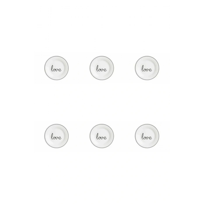 heyf Porland Hope 6lı Düz Tabak 17 Cm