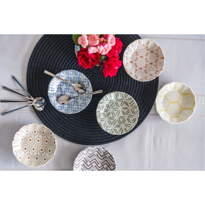 heyf Porland Tamina Çay Tabağı 6 Adet