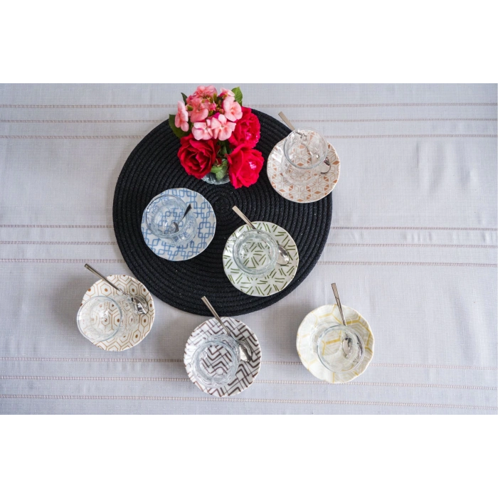 heyf Porland Tamina Çay Tabağı 6 Adet