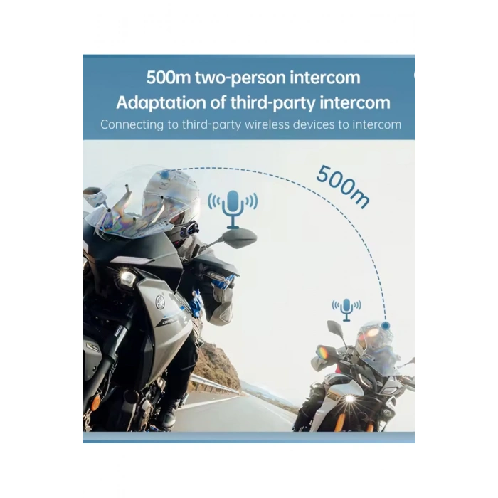 HEYF Q29 Motosiklet Kask Bluetooth Kulaklık Eşleşmeli 1080p Kamera Geniş Açı Su Geçirmez Intercom