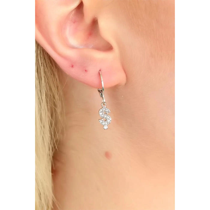 HEYF Ş Harf Bayan Küpe