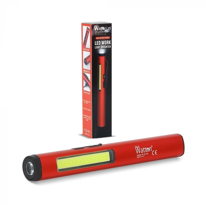 HEYF Şarjlı Mıknatıslı Çalışma Lambası Cep Feneri  Wt-307-s