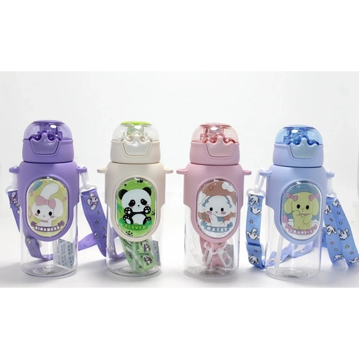 HEYF Sevimli 3d Desenli Su Matarası Bpa İçermez  Alk4644