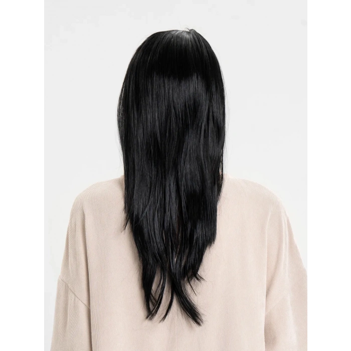 HEYF Siyah Renk Uzun Parti Peruğu