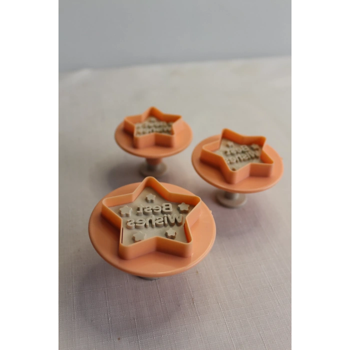 heyf Sunplast 3LÜ Basmalı Yıldız Şekillendirici