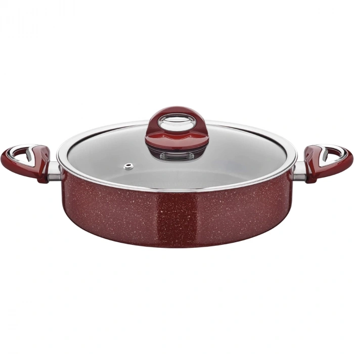 heyf Taç Titan Granit Basık Tencere 26cm TT-1116