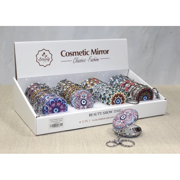 HEYF Taşlı El Aynası Anahtarlık Alk3767