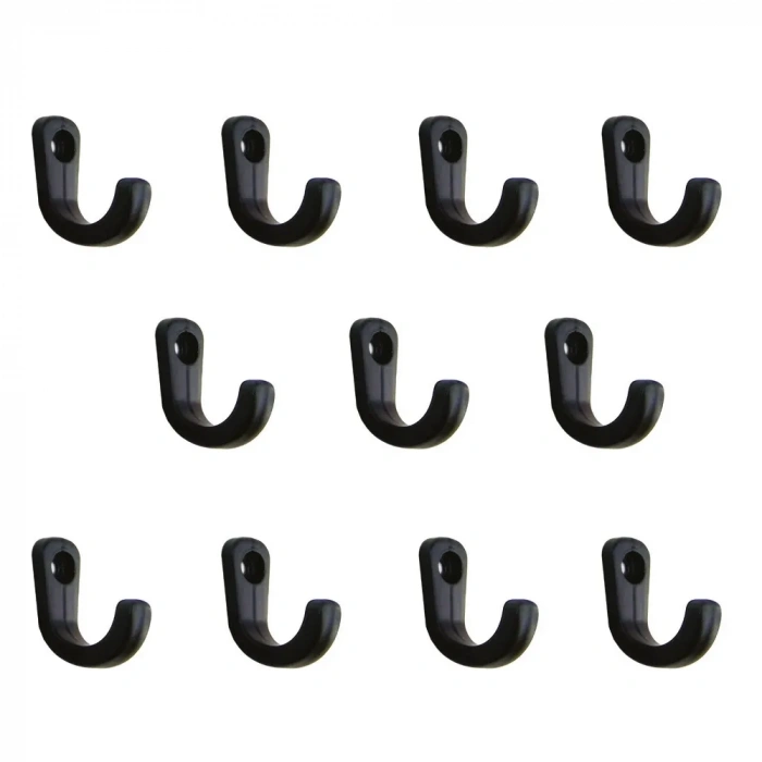 HEYF Tekli Bijuteri, Dekor Askısı - Siyah, 100 Adet, 10x18x22 Mm