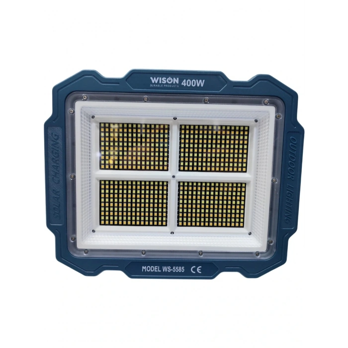 HEYF Wıson Ws-5585 Çok Fonksiyonlu 3 Solar Panelli 400w Spot Aydınlatma