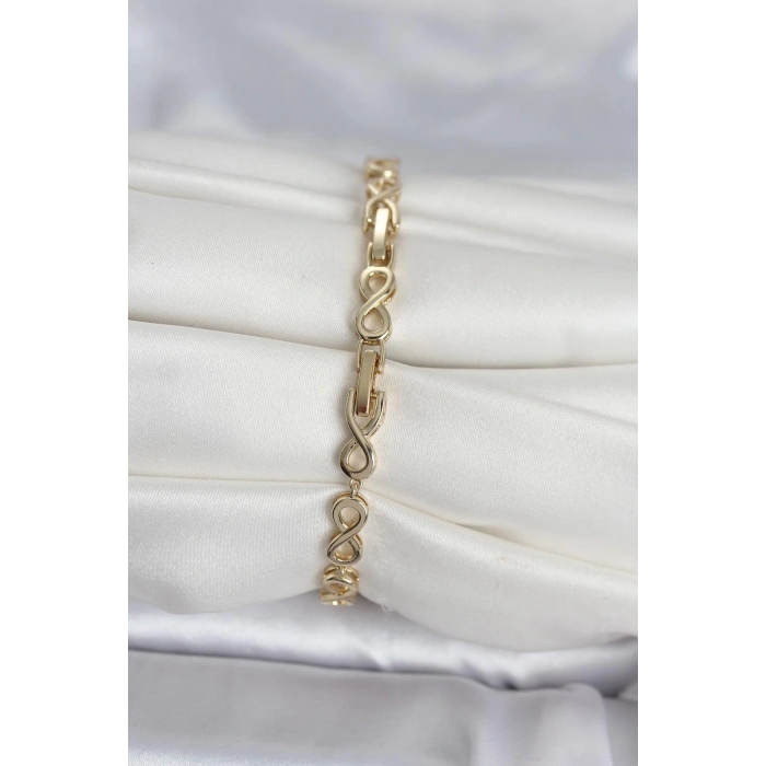 HEYF Xuping Zirkon Taşlı Sonsuzluk Model Kadın Bileklik