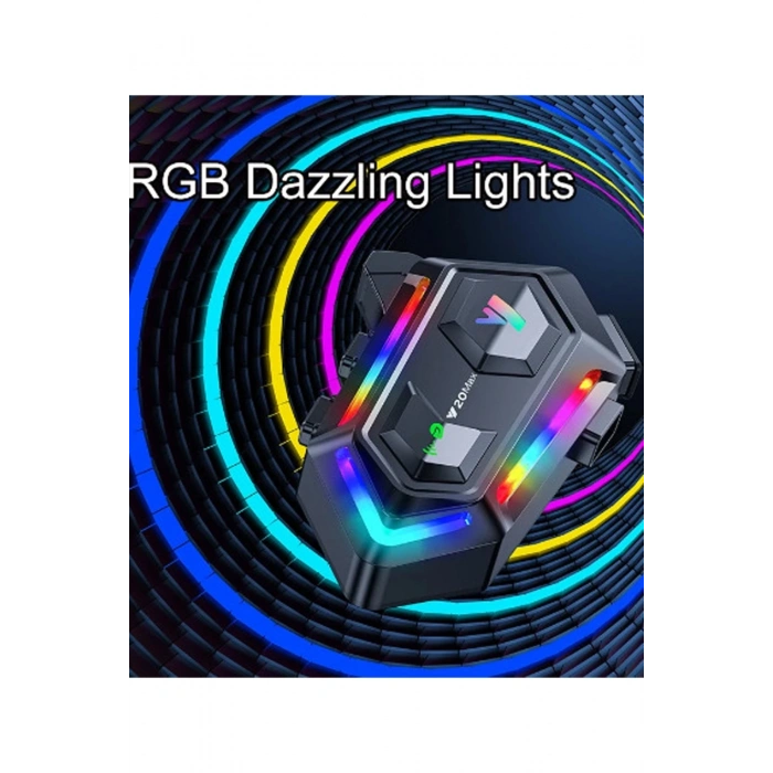 HEYF Y20 Max Motosiklet Bluetooth 5.3 Kask Intercom 2 Kişi 300 Metre Eşleşme Özellikli