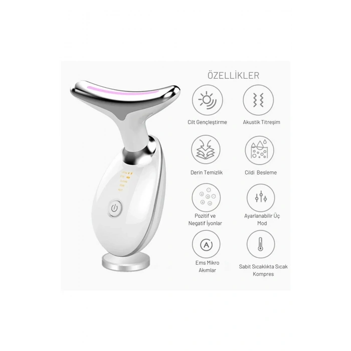 HEYF Yüz Ve Boyun Kırşıklık Giderici Ems Güzellik Cihazı ( Gıdık,sarkma,kırışıklık)