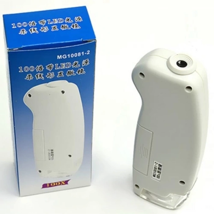 HEYF Işıklandırılmış Mini 100x Mikroskop Mg100812