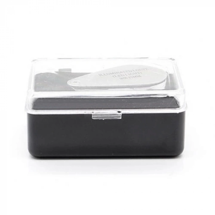 HEYF Kontrol, Için Özel Kutulu Metal Işıklı Lup 30x21