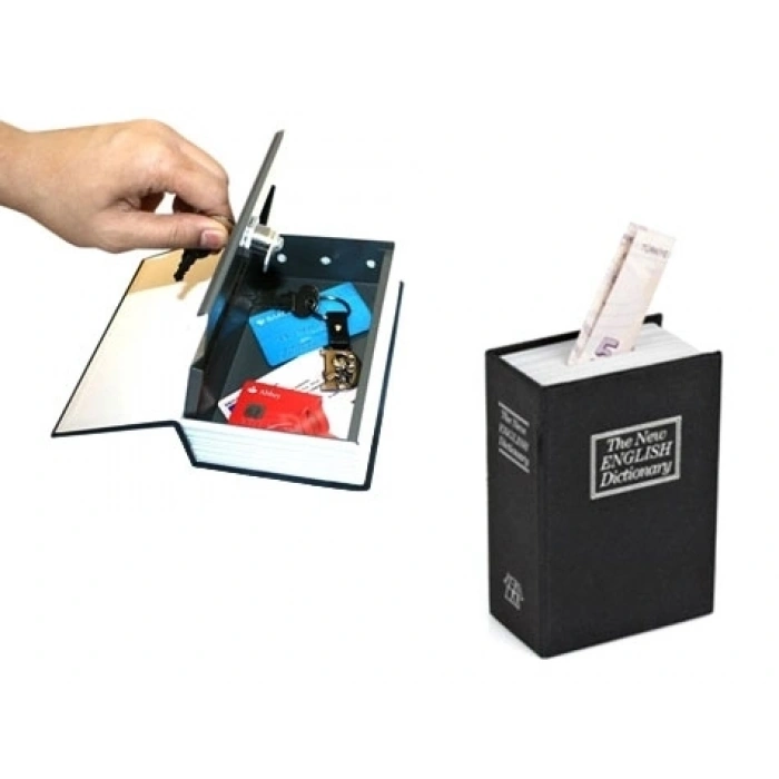 Kumbara Kitap Görünümlü Gizli Kasa Kumbara