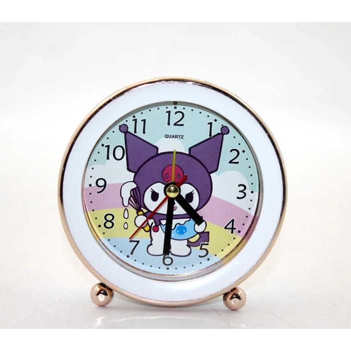 HEYF Kuromi Ve Hello Kitty Çalar Saat Alk3065