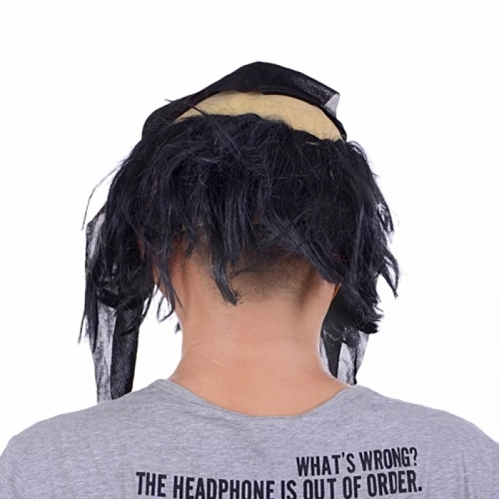 HEYF Lateks Saçlı Sakallı Korsan Maskesi