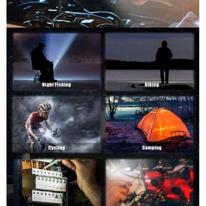 Led Işıklı Flash Özellikli 4 Modlu  Anahtarlık El Feneri