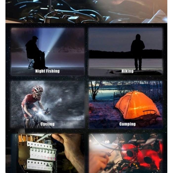 HEYF Led Işıklı Flash Özellikli 4 Modlu  Anahtarlık El Feneri