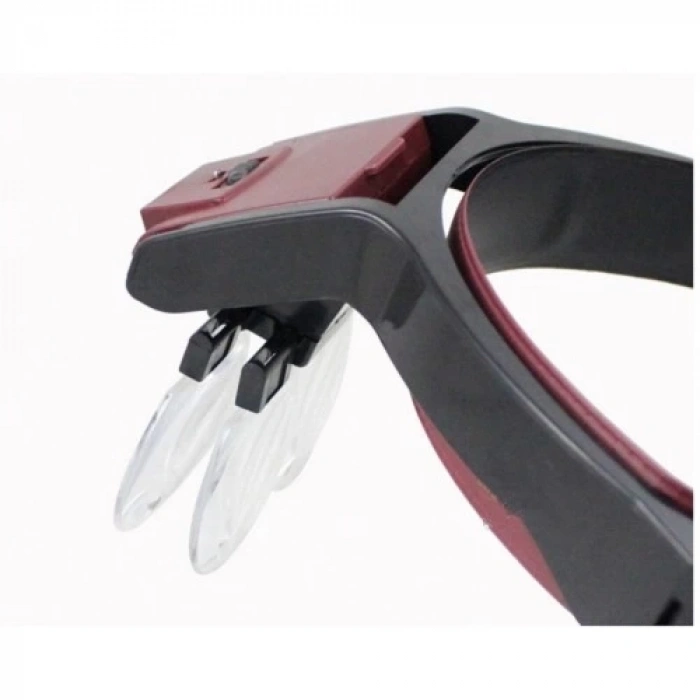 HEYF Lens Takmalı 4 Lens , Led Lambalı Şapka Tip Büyüteç