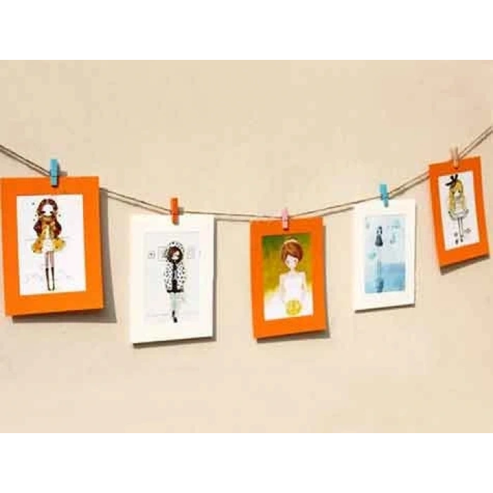 Mandal Mini Ahşap Mandal (10 Adet)