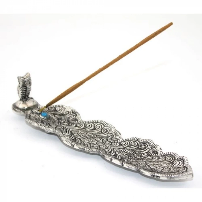 Metal Kayık Baykuş Tasarımı Tütsülük Model 2